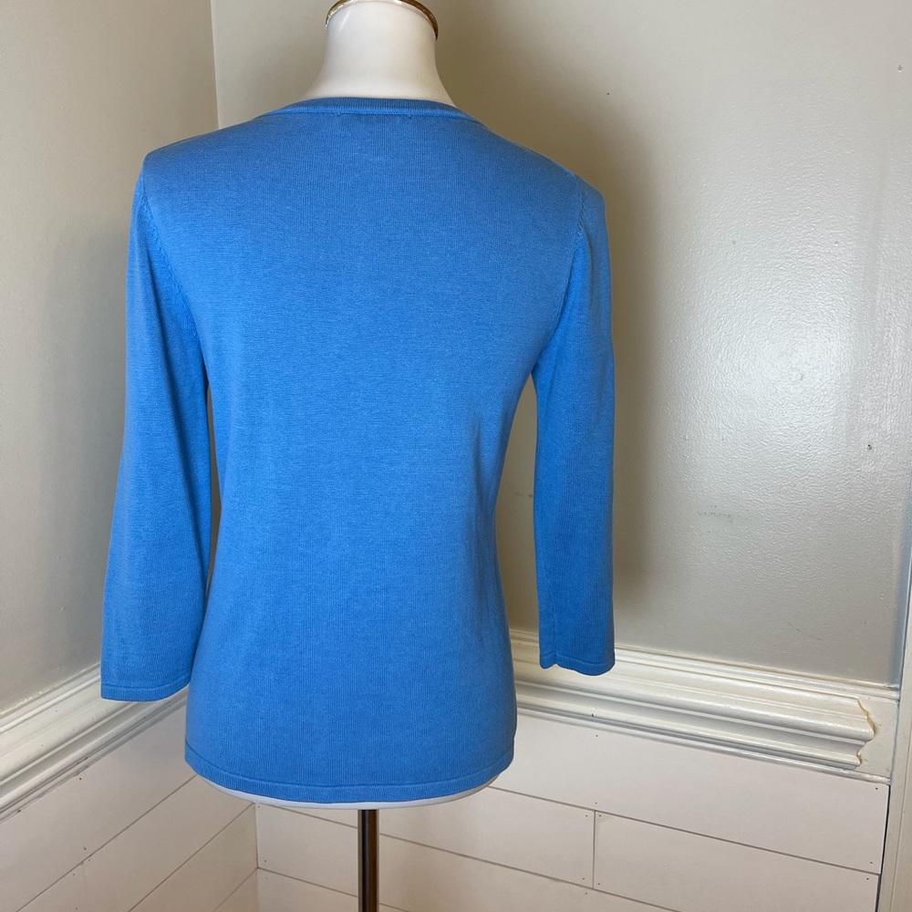 Coldwater Creek Periwinkle Cardigan XS FREE SHIP - Picture 3 of 4